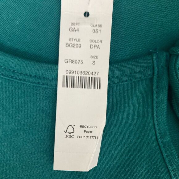 NWT J. Crew Broken-in Jersey Tiered Mini Dress Deep Patina Green Hippie Boho - Picture 8 of 13